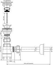 Сифон для умивальника McAlpine HC1L, фото 5