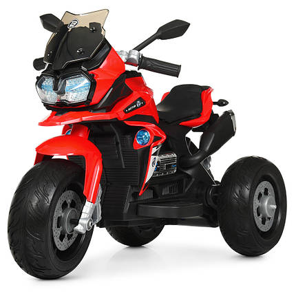 Дитячий електромотоцикл триколісний Bambi M 4117EL-6 червоний, фото 1
