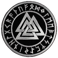 Нашивка с вышивкой VALKNUT-2 в футарке