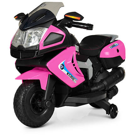 Дитячий електромотоцикл для дівчинки Bambi M 3625EL-8, фото 1
