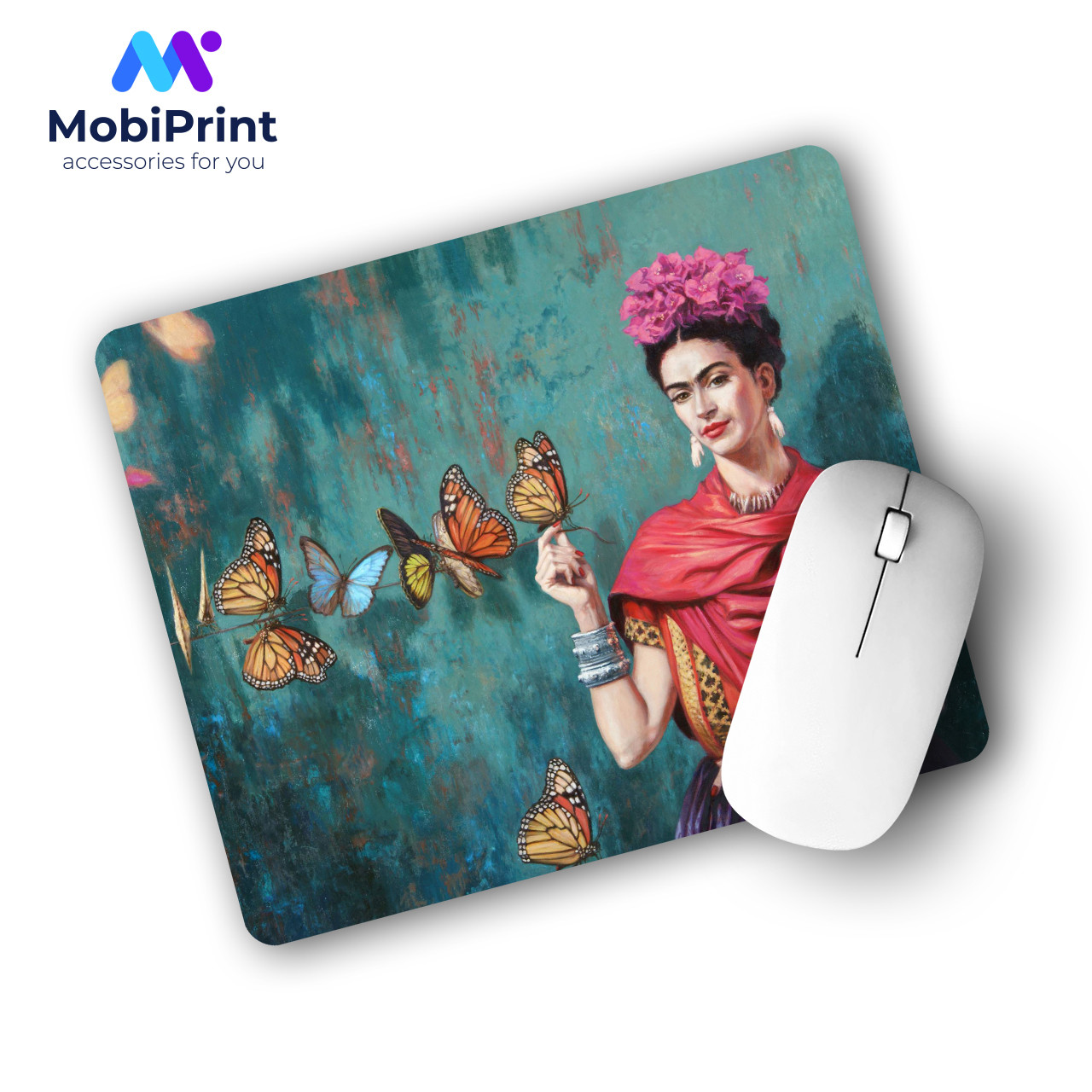 Килимок для мишки Фріда Кало (Frida Kahlo), коврик комп'ютерний