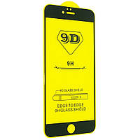 Захисне скло TDG 9D для Apple Iphone 6 / 6S Full Glue чорний 0,26 мм в упаковці