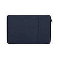 Чохол для Macbook Air/Pro 13,3" + чохол для зарядного пристрою - темно синій, фото 2