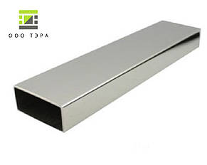 Труба неіржавка 40 х 20 х 1.5 aisi 304 профільна прямокутна 08Х18Н10, фото 1