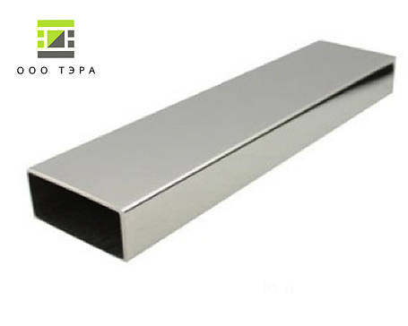 Труба неіржавка 40 х 30 х 1.5 aisi 304 профільна прямокутна 08Х18Н10, фото 1