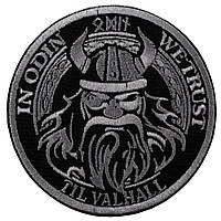 Нашивка с вышивкой IN ODIN WE TRUST