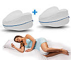 ОПТ Подушка ортопедична для ніг і колін Contour Legacy Leg Pillow анатомічна з ефектом пам'яті, фото 4