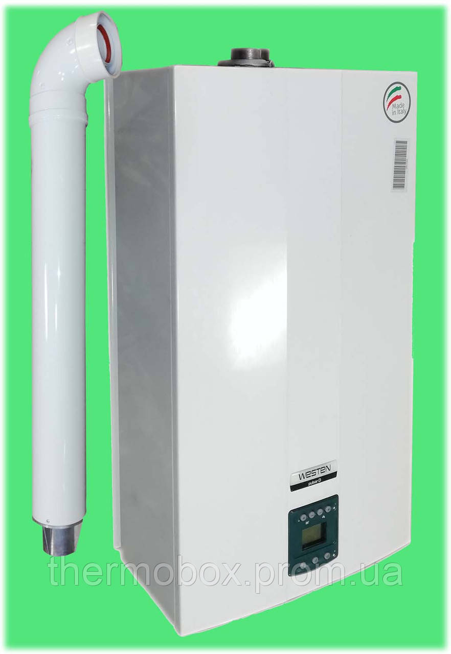 Купить Котел газовый Westen Pulsar 240 Fi турбо + труба колено, цена ...