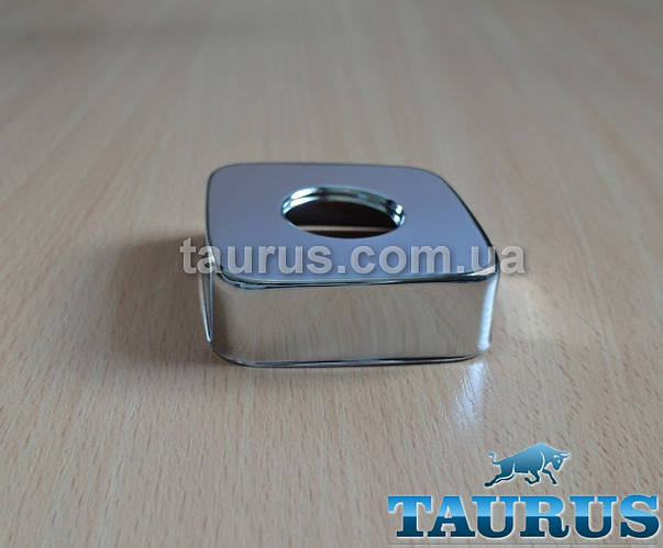 Большой квадратный декоративный фланец CUBE 60x60 h20 chrome хром, d25 ...