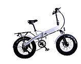 Електровелосипед складаний фетбайк 20" 350 W, 48 V, 10ah, фото 3