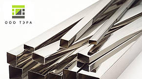 Труба неіржавка 30 х 10 х 1.5 aisi 304 профільна прямокутна, аналог 08Х18Н10, фото 4