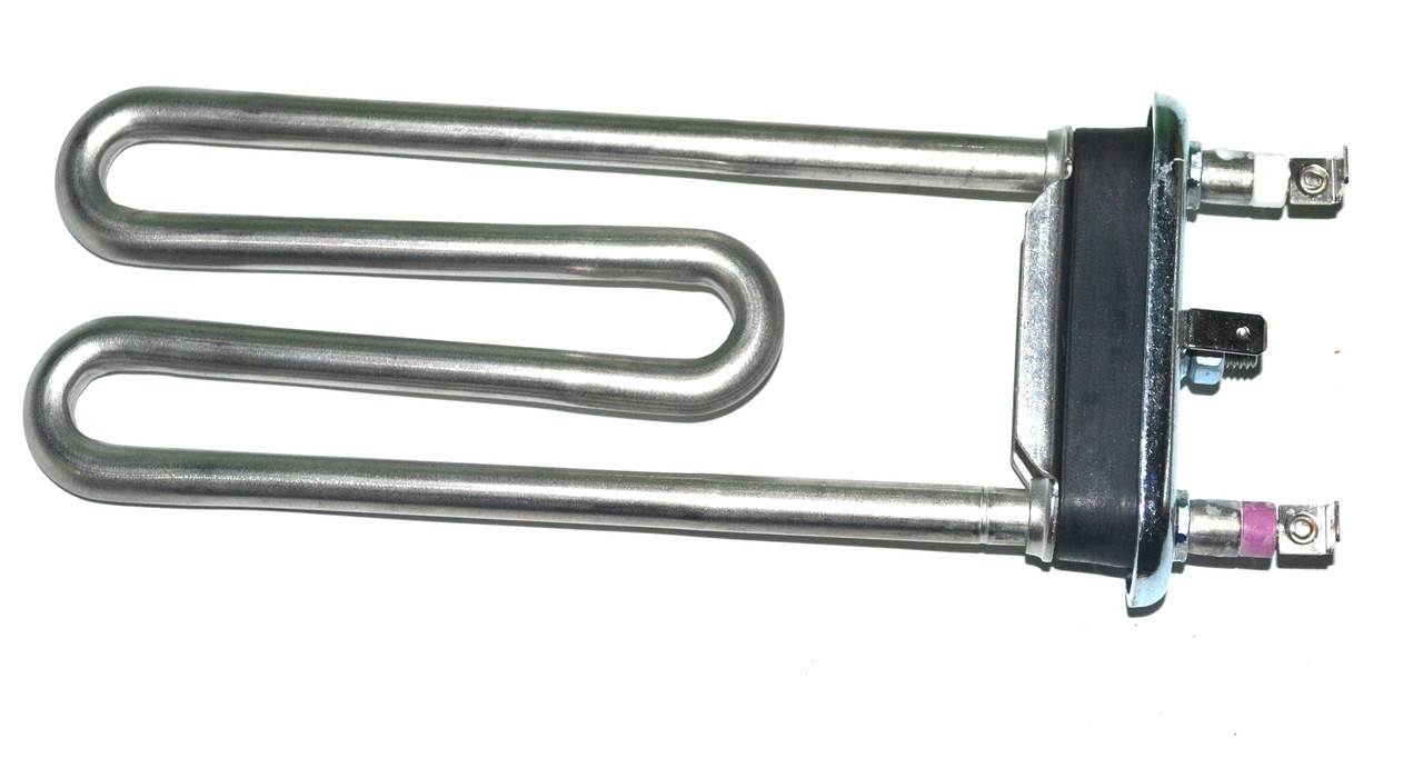 Тэн для стиральной машинки LG 1900W (L=175mm,без отверстия под датчика,Kawai,нержавейка,без бортика)