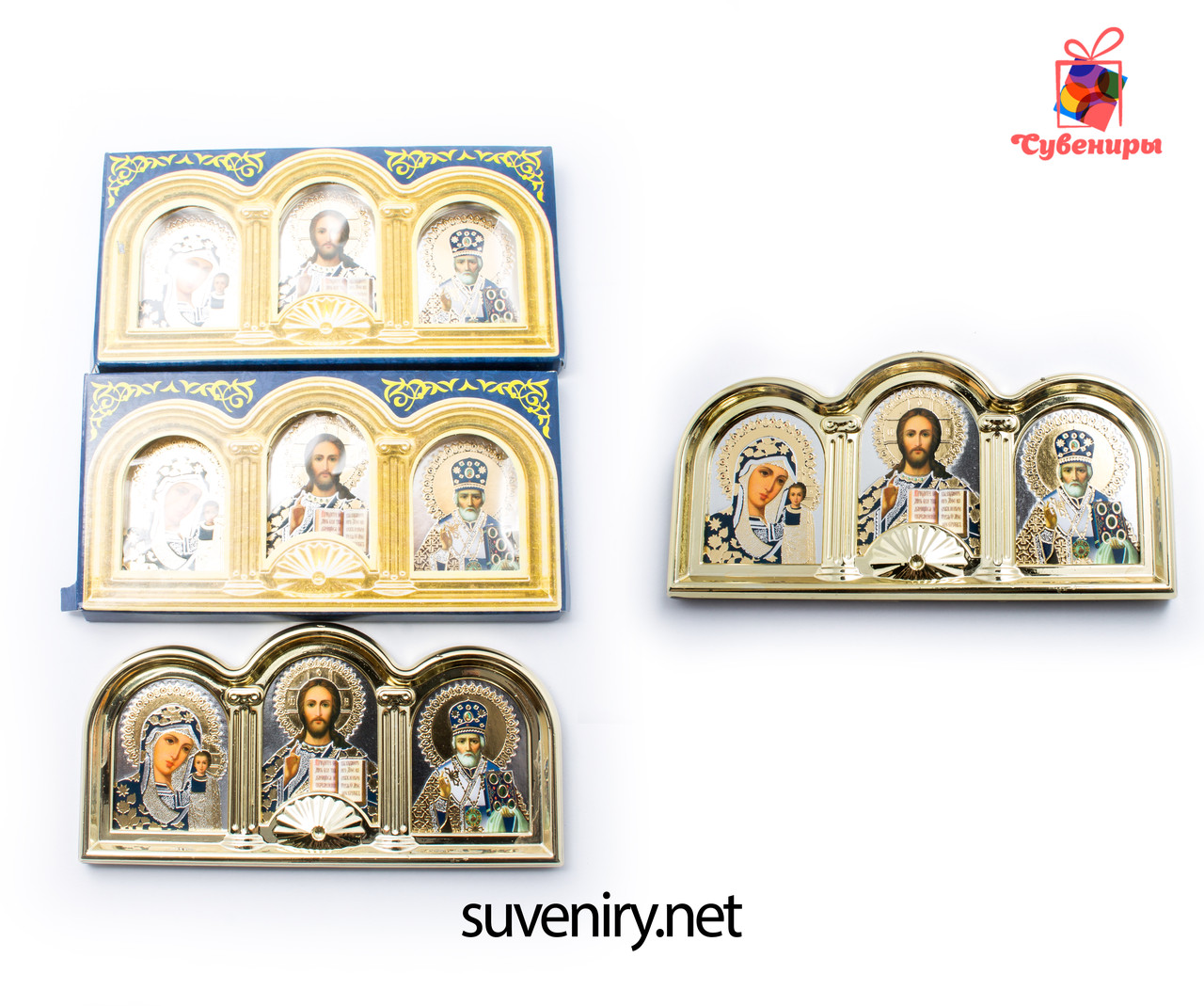 Красивая иконка оберег с ликами Святых, цена 16 грн — Prom.ua (ID ...