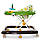 Дитячі ходунки ME 1051 DINO GREEN з музичним блоком, фото 3