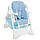 Дитячий стільчик-трансформер для годування M 3569-12 блакитний, фото 4