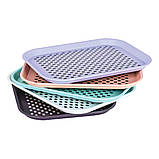 Піднос протиковзке покриття блакитний, фото 3