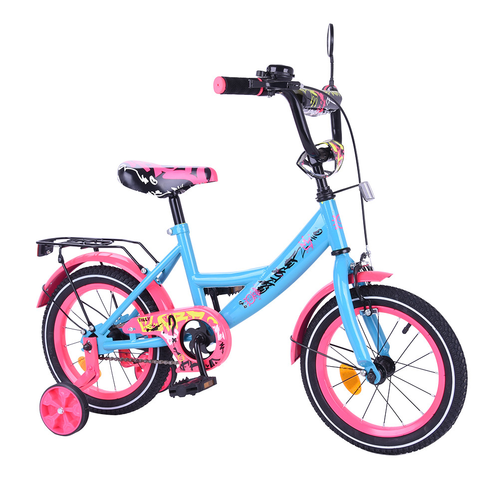 Дитячий велосипед Explorer 14, «Tilly» (T-214111), колір Blue Pink (блакитний з рожевим)