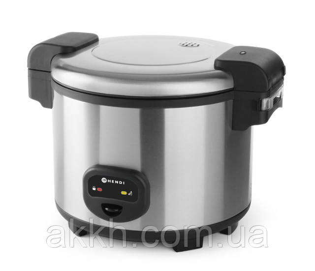 Картинка как выглядит Рисоварка HENDI 240403 Фото Рисоварка HENDI 240403 на 5,4 литра из нержавеющей стали