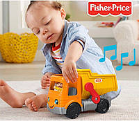 Дитячий самоскид Little People Work Together, музична дитяча іграшка розвиваюча з фігурками і машинкою