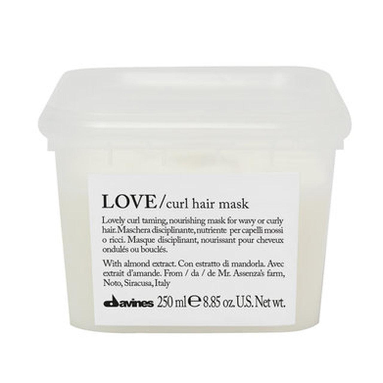 Поживна маска для хвилястого та сильно кучерявого волосся Davines Love Curl hair mask 250 мл