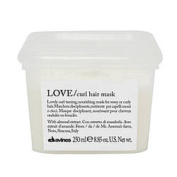 Поживна маска для хвилястого та сильно кучерявого волосся Davines Love Curl  hair mask 250 мл