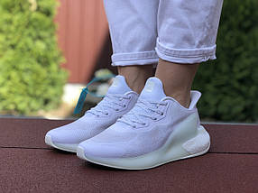 Кросівки жіночі літні білі текстильні легкі, фото 3