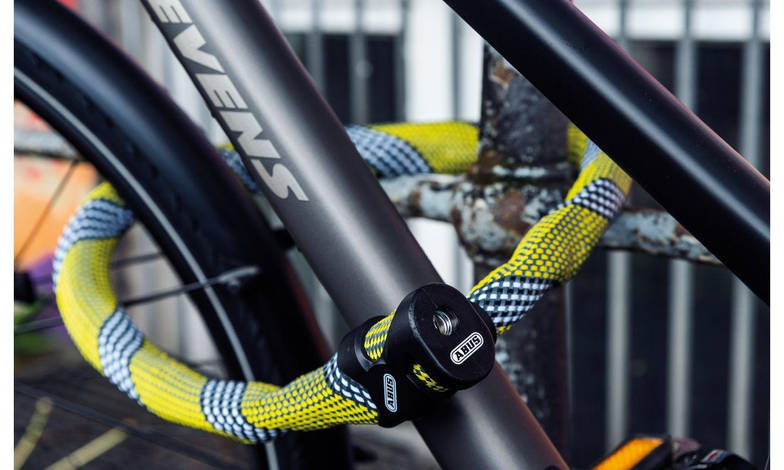 Велозамок ABUS 7210/110 IvyTex Racing Yellow, фото 2