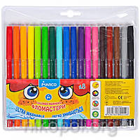 Фломастери MARCO "1690" блістер 18 кольорів, 1мм.