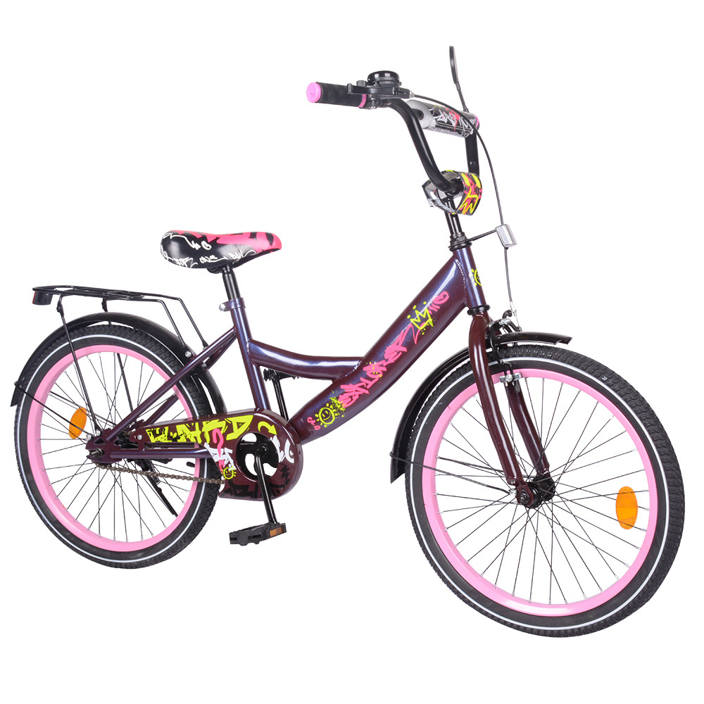 Дитячий велосипед Explorer 20, «Tilly» (T-220116), колір Purple Pink (фіолетовий з рожевим)