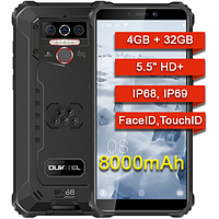 Oukitel WP5 4/32Gb, 8000mAh Батарея IP69 Touch ID кращий протиударний телефон