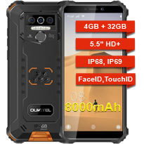 Смартфон Oukitel WP5 4Gb/32Gb, 8000mAh Батарея Китайський захищений, фото 1