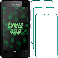 Комплект Microsoft Lumia 430 Защитные Стекла (3 шт.)