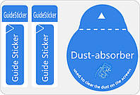 Стикеры для установки защитного стекла Dust Absorber