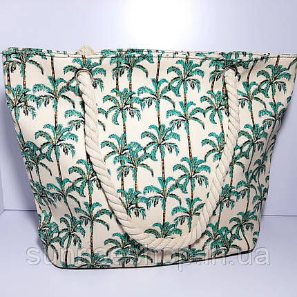 Пляжна текстильна літня сумка для пляжу та прогулянок, фото 2