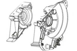 Картер мотокоси Husqvarna 129R