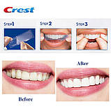 Відбілювальні смужки для зубів Crest 3D White Whitestrips Brilliance White Teeth Whitening Kit 2 шт (1 пара) ур.9, фото 3