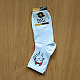 Білі шкарпетки жіночі білі кицька, фото 4
