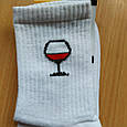 Шкарпетки з приколами "Дівчинка хоче движу" білі Rock n socks, фото 6