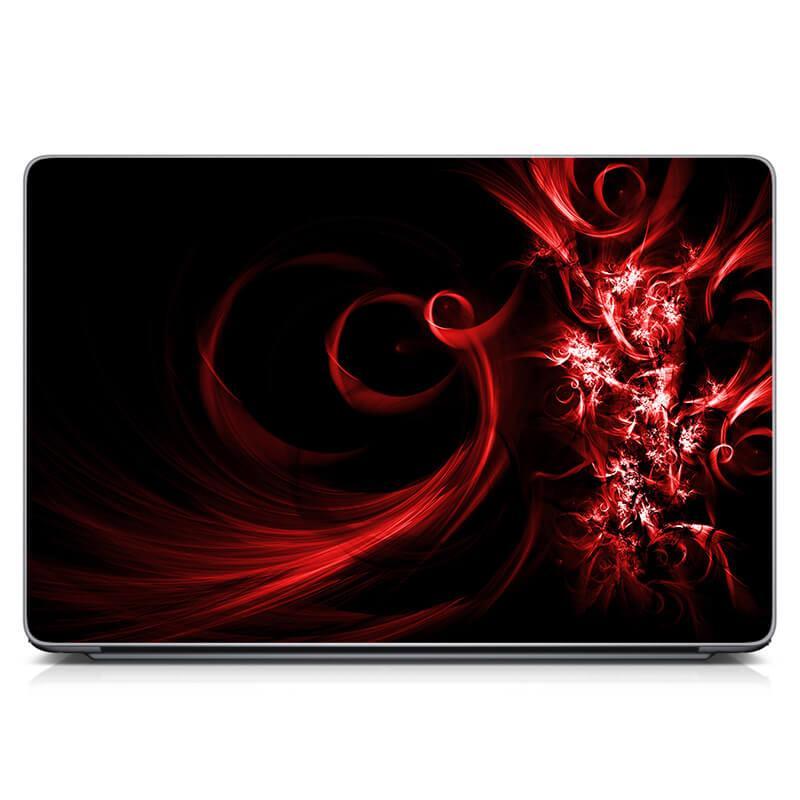 Універсальна наклейка для ноутбука 13.3"-17.3" 400x260 мм ReD Red abstraction Матова, наклейки для ноутбука