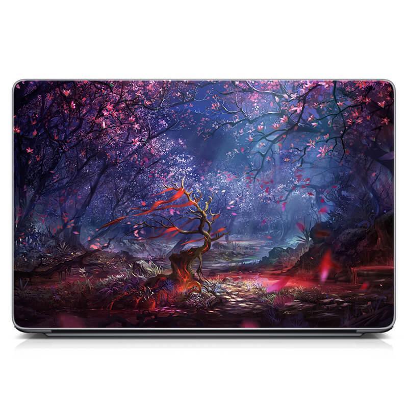 Наклейка на кришку ноутбука 13.3"-17.3" 400x260 мм Spring Матова, наклейки на ноутбук захисні