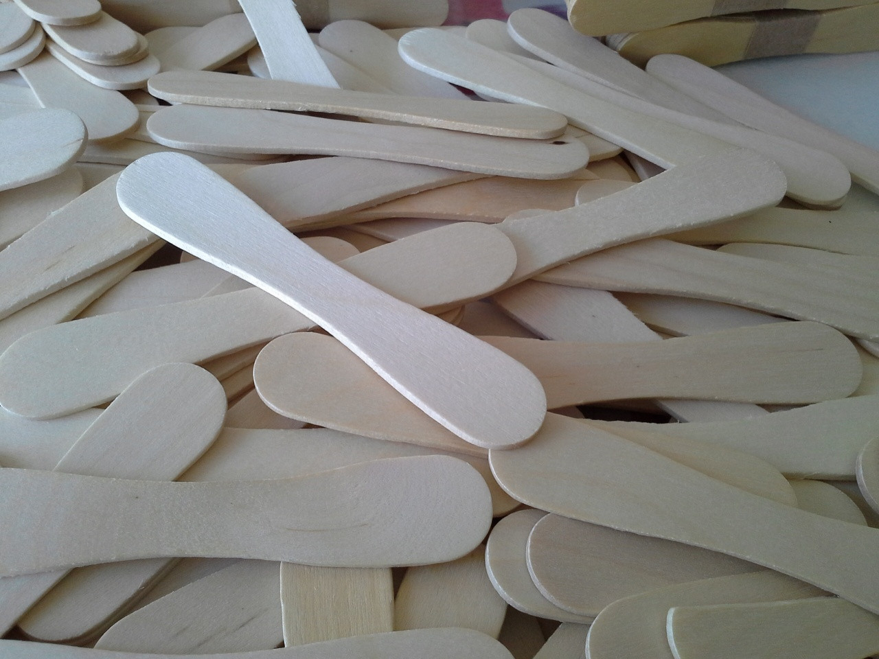 Дерев'яні палички для морозива, ескімо Весло 50 шт., фото 1