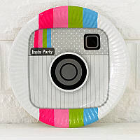 Набір тарілок тематичних "Instagram/Instagram Party" 8шт/уп