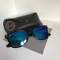 Сонцезахисні окуляри Полароїд Ray Ban Wayfarer синій комплект