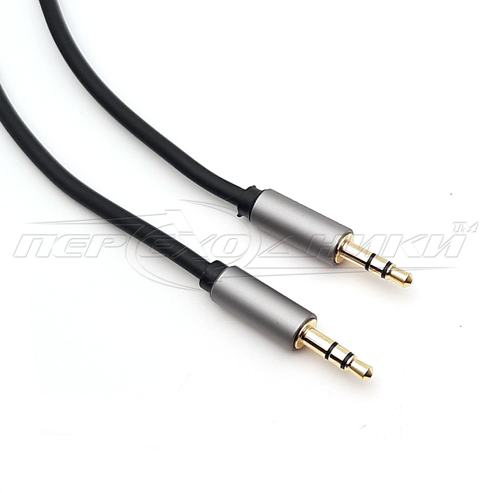 Аудіокабель AUX 3.5 mm jack (висока якість), 1.8 м