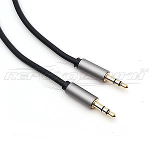 Аудіо кабель AUX 3.5 mm jack (висока якість) 1.8 м, фото 2