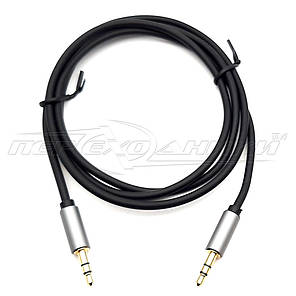 Аудіо кабель AUX 3.5 mm jack (висока якість) 3 м, фото 2