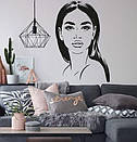 Наклейка на стіну Сучасна дівчина (зачіска, наклейка в салон краси), фото 4