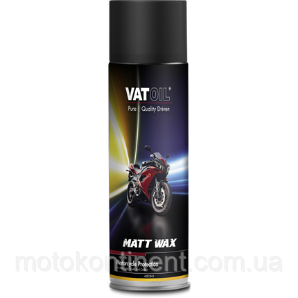 Віск і підсилювач блиску для мотоциклів VAToil MAT WAX /0,5 л./ Голландія-підходить для матових поверхонь, фото 1