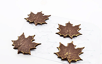 Пластиковая форма (молд ) для шоколада Кленовые листья