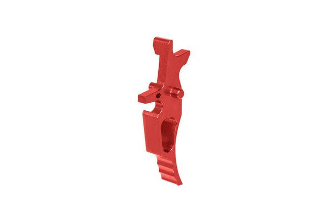 Спусковий гачок CNC для приводів типу M4 / M16 (T) - Red [RETRO ARMS] (для страйкболу), фото 3
